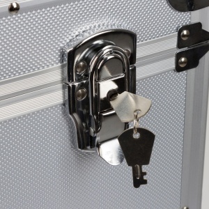 Cutie de ingrijire pentru cai Kerbl AluSafe din aluminiu, cu protectie si organizare - Img 5