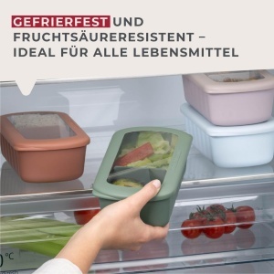 Cutie de pranz Fackelmann Flexibox 1000 ml, verde, 3 compartimente - Img 4