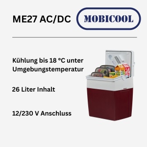 Cutie de racire electrica Mobicool ME27, 26L, 12V230V, vin rosu - Img 2