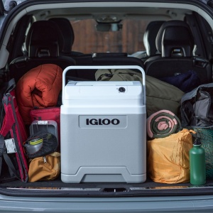 Cutie de racire IGLOO IE27, 26L, 12V230V, portabila, pentru auto si camping - Img 2