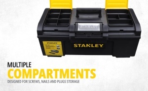 Cutie de unelte STANLEY 24, 60x28x26cm, din plastic, cu organizator si maner ergonomic - Img 3