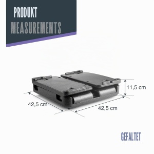Cutie izolatoare Lacor 66068, 26L, usoara, neagra, rezistenta la apa - Img 3