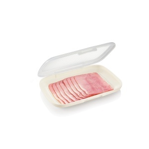 Cutie pentru alimente Tescoma Aufschnittdose 4FOOD, plastic, transparent - Img 4