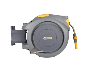 Cutie pentru furtun de gradina Hozelock Auto Reel 25 m, cu sistem de retractare automata