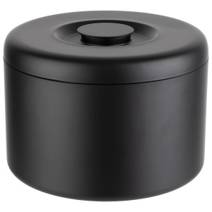 Cutie pentru Gheata APS 36006, Capacitate 6 Litri, Aluminiu Negru, 27 cm