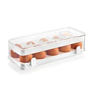 Cutie pentru oua Tescoma PURITY, 10 oua, plastic sanitar, cu ventilatie - Img 2