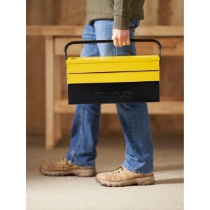 Cutie pentru unelte STANLEY 1-94-738, metal, 5 compartimente, 47.7 x 25.7 x 22.1 cm - Img 7