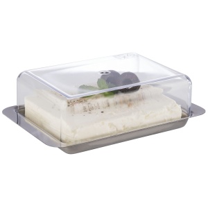 Cutie pentru Unt APS 63 din Otel Inoxidabil, 250g, 16 x 9,5 x 5,5 cm - Img 3