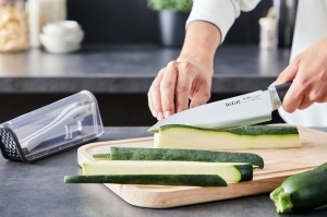Cutit bucatarie Tefal Ever Sharp K2569104 165 cm otel inoxidabil german tehnologie de ascutire integrata - Img 9