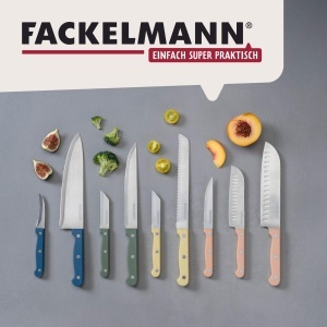 Cutit de Bucatarie Fackelmann 20 cm, Inox, Grip Ergonomic, Culoare Albastra - Img 7
