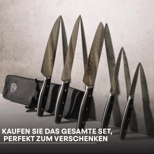 Cutit de bucatarie MasterChef, 20cm, din otel inoxidabil, super ascutit - Img 5
