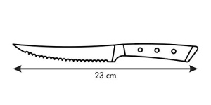 Cutit de bucatarie Tescoma AZZA 13 cm, din otel inoxidabil, pentru steakuri - Img 2