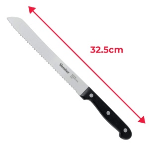 Cutit de paine Metaltex 258176 din otel inoxidabil, 32,5 cm, usor de curatat - Img 2