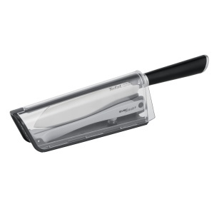 Cutit Tefal Eversharp Santoku 165 cm Negru cu Sistem de Ascutire Integrat