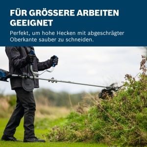 Cutter de iarba Bosch Pro GFR18V-25 BH, motor 600W, lama 25 cm, fir 40 cm - Img 4
