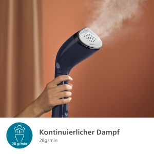 Dampfer Philips 7000-Serie STH702020, 1500 W, 28 gmin, Albastru - Img 6