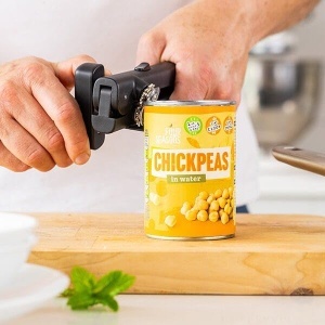 Deschizator de conserve KitchenAid, manual, mat schwarz, cu lama din otel inoxidabil - Img 6
