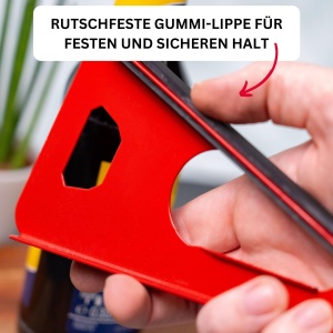 Deschizator universal Westmark Sieger-Twist, 17 cm, otel si cauciuc, culori diverse - Img 5