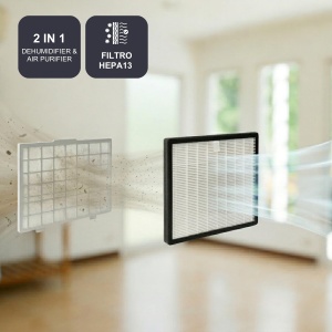 Deshumidificator BLACKDECKER BXDH20E, 20Lzi, HEPA 13, pentru spatii de 40 m - Img 8