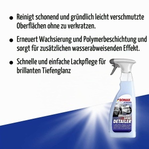 Detergent auto SONAX Xtreme Brilliant Shine Detailer 750 ml - Curatare rapida si stralucire - Img 2