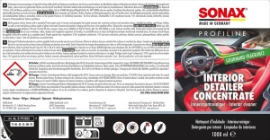 Detergent Interior Auto SONAX PROFILINE Concentrat 1 Litru - Img 2