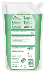 Detergent pentru geamuri Frosch Spiritus, 950 ml, formula ecologica - Img 2