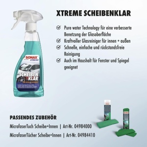 Detergent pentru geamuri SONAX XTREME - Pure Water Technology, 500 ml - Img 3