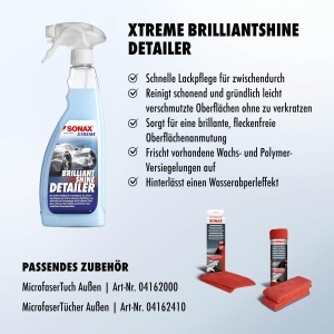 Detergent pentru intretinerea vopselei SONAX XTREME BrilliantShine Detailer 750 ml - Img 3
