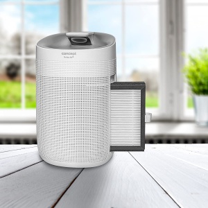 Dezumidificator si purificator de aer CONCEPT Hausgerate OV1200, 750 mlzi, 45 W, Alb - Img 2