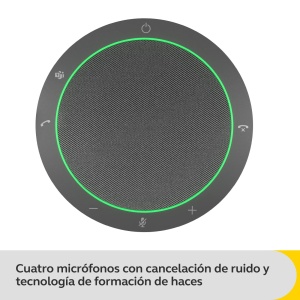 Difuzor portabil Jabra Speak2 40, 4 microfoane cu anulare a zgomotului, difuzor full-range de 50 mm, audio full-range, cu USB-A si USB-C, pentru certificat MS Teams, gri inchis - Img 5