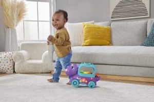 Dinozaur Interactiv Fisher-Price HNR54 cu Lumini, 30 Melodii si 4 Dinoeiei - Img 2