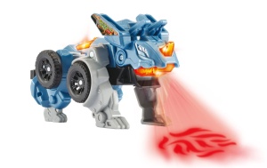 Dinozaur VTech Switch and Go Dinos Fire-Mini-Triceratops cu efecte luminoase - Img 8