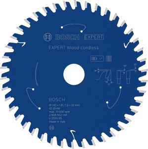 Disc Saw Bosch EXPERT Wood, 140 mm, pentru lemn, tehnologie carbide