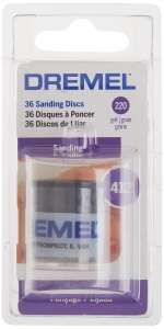Discuri de slefuire Dremel 412, 220 granulatie, 36 bucati - Img 4