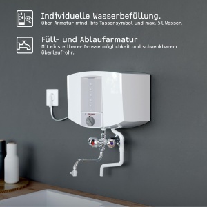 Dispenser apa fierbinte STIEBEL ELTRON KBA 5 KA, 5 litri, 2 kW, gri - Img 3