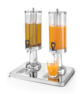 Dispenser de Suc HENDI, 6L, Polycarbonat, Inox 188, Cu Racitor - Img 4