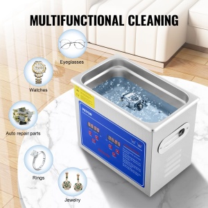 Dispozitiv de curatare cu ultrasunete VEVOR 2,85 L, 40 kHz, cu timer digital si incalzire - Img 5