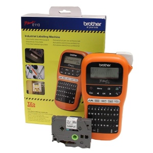 Dispozitiv de Etichetare Brother PTE110VP, 3,5-12 mm, cu Adaptor si Geanta - Img 2