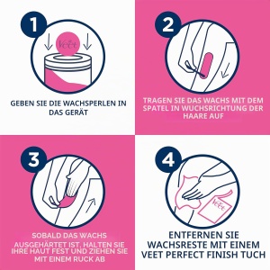 Dispozitiv de incalzit ceara Veet Spawax, 6 discuri, aroma dulce de smochine si crin violet - Img 4