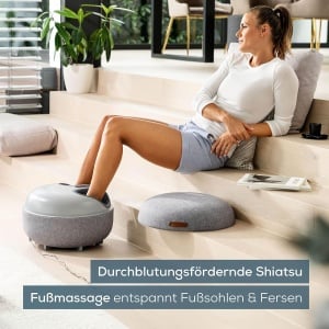 Dispozitiv de Masaj pentru Picioare Beurer FM 120, 2-in-1, cu Functie de Calorifer, Design Modern - Img 2