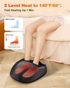 Dispozitiv de Masaj pentru Picioare Comfier, cu Calorifer, Shiatsu, Compresie - Img 4