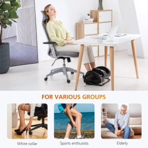 Dispozitiv de masaj pentru picioare Snailax cu caldura, 6 bile Shiatsu, 3 moduri - Img 3
