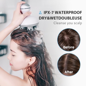 Dispozitiv de Masaj pentru Scalp COMFIER, Wireless, 4 Moduri, Waterproof - Img 4