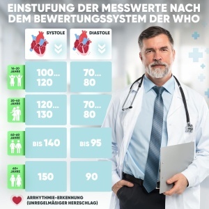 Dispozitiv de masurare a tensiunii arteriale ProfiCare PC BMG 3121, cu detectare aritmie, LCD mare - Img 5