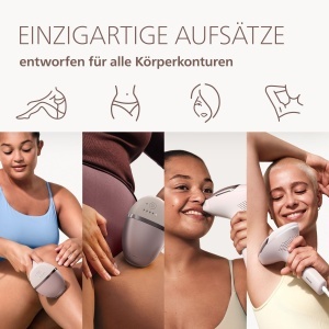 Dispozitiv IPL pentru indepartarea parului Philips Lumea 9000 BRI98100, 4 aplicatoare - Img 4