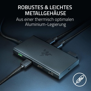 Docking Station Razer USB-C - 11 porturi, HDMI 4K, Gigabit Ethernet, Negru - Img 5