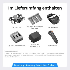 Drona DJI Avata 360 Motion Fly More Combo, 8K, cu Goggles N3 si RC Motion 3 - Img 9