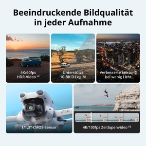 Drona DJI Lito X1 Fly More Combo, 3 acumulatori, RC 2, 15 km transmisie video - Img 7