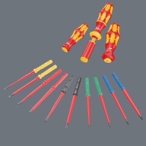 Dulgher cu schimbare rapida Wera Kraftform Kompakt VDE 0,4 x 2,5 x 157 mm, izolat - Img 3