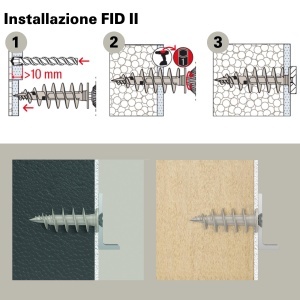 Dulie pentru izolatie Fischer FID II 50 mm, 4 x, pentru fixarea obiectelor usoare - Img 2